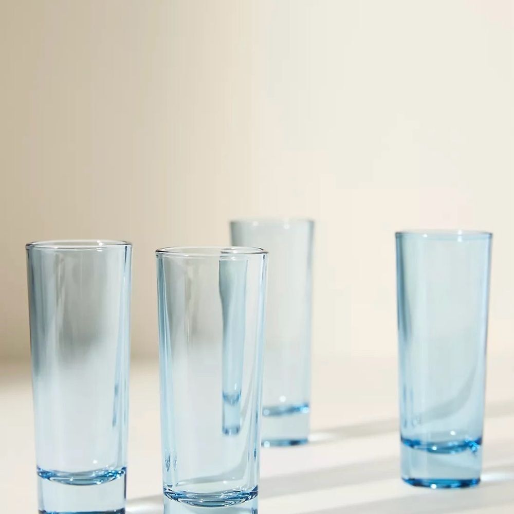 Anthropologie NWT/NIB Morgan Shot Glasses, Set of 4